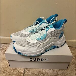 Under Armour Curry 3Z 24 Men’s 10.5-13 Blue/White Basketball Shoes 3027626-014